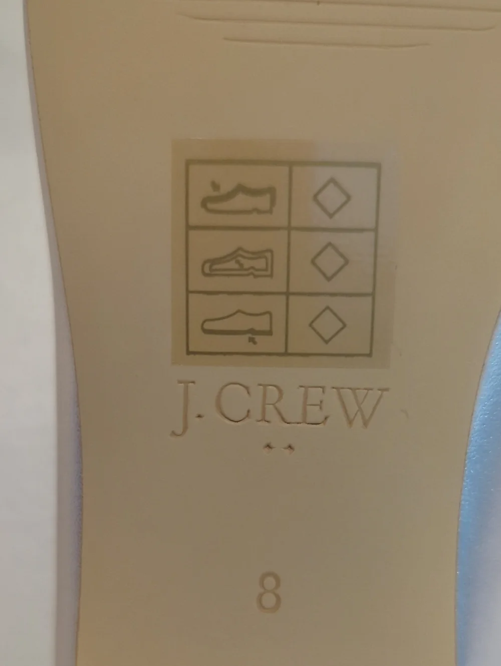 NWT/NIB J. Crew Ballet Flats in Metallic Rose Gold